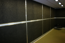 Sound Silencer Panels on Conference Room Wall