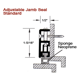Adjustable Jamb Seal – Standard