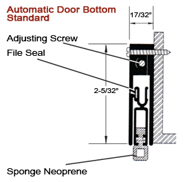 Automatic Door Bottom – Standard